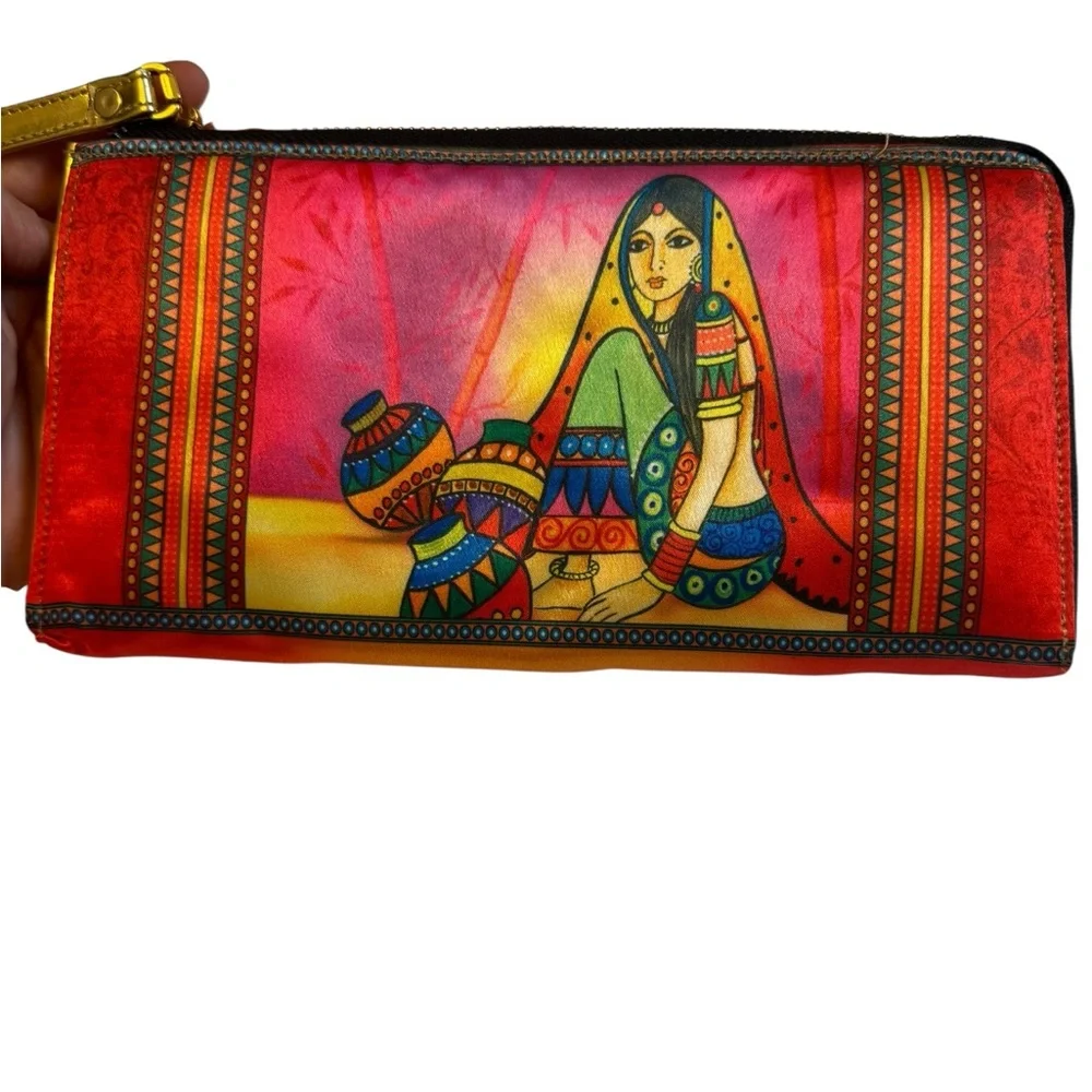 Colorful Boho Indian-Inspired Clutch‎ Wallet